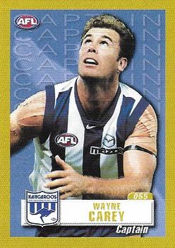 2001 ESP AFL Team & Player Stickers #55 Wayne Carey Front